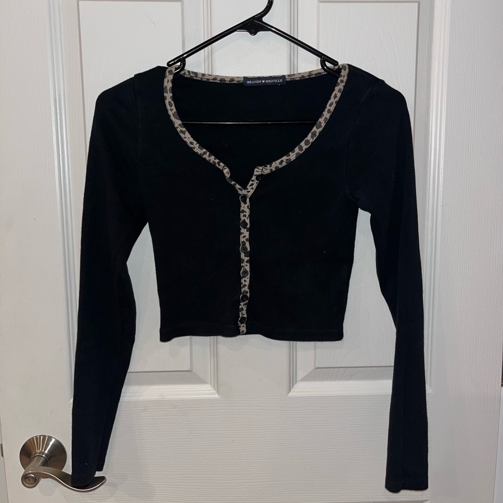 Brandy Melville Zelly Cheetah Top